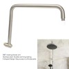 Shower Head Extension with Flange S Shape Shower Arm Wall