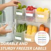 240 Freezer Labels for Labelling, Freezer Labels, Reusable, Removable Labels