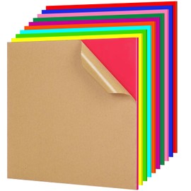 JarThenaAMCS 10Pcs Neon Acrylic Sheets 1/8 Thick 8 x 8 Inch Bright Color Cast Acrylic Sheet Opaque Plastic Panel for Laser Cutting Engraving Materials DIY Crafts
