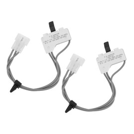 Be In Your Mind Pack of 2 3-Pin Dryer Door Switch 3406105 Replacement Part 3406109 Compatible with Kenmore Compatible with Whirlpool Compatible with Roper Replaces 3406104 WP3406105