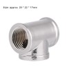 3 Way Pipe Fitting, G1/4 Thread 3 Way T Shape