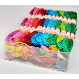 Embroidery Floss for Cross Stitch Threads Embroidery Thread Used for Friendship Bracelets String, Cross Stitch Painting Each 8 Mtr. (50 Pieces Design 1 (8888))