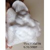 プラス・ワン (Plus One) ボディタオル 泡ソフト コットン ハンディー 綿 白 約19×24cm