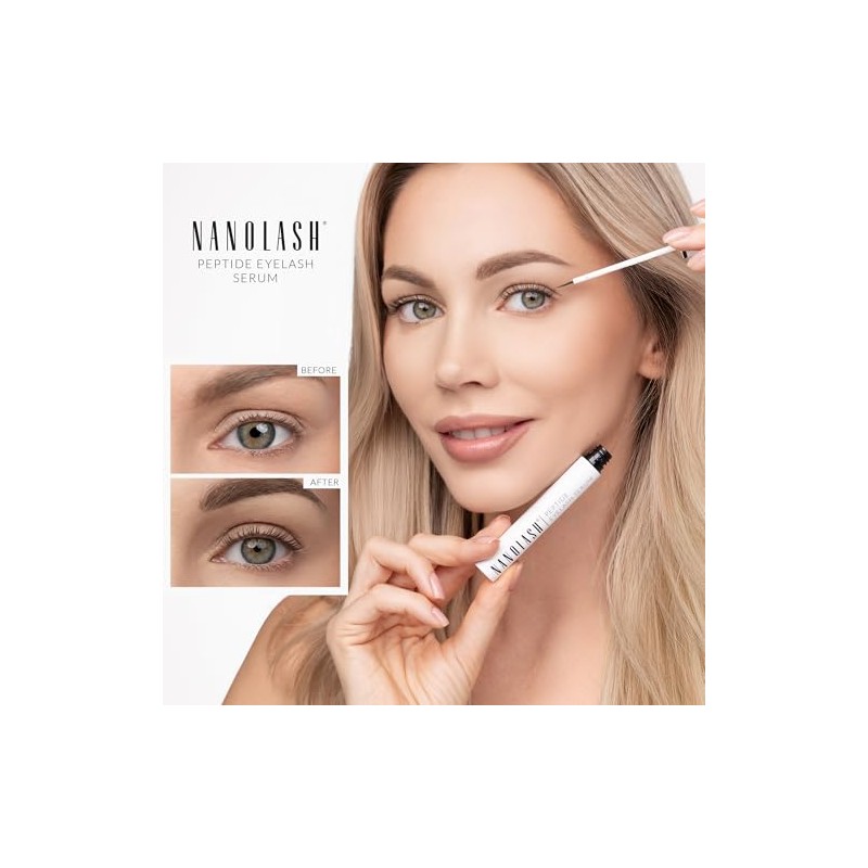 Nanolash Peptide Eyelash Serum 5ml - Longer, Thicker, Stronger Lashes