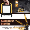 Jopassy 1 x 50 W LED Construction Spotlight, Portable Work
