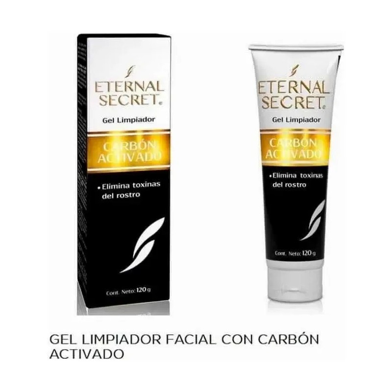 Gel Limpiador Facial Con Carbón Activado Unisex Eternal 120g