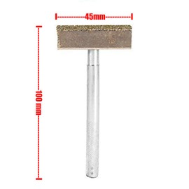 BE-TOOL Diamond Wheel Dresser 45x100mm Grinding Wheel Dresser Tool Hand Held T Shaped Wheel Dresser Tool for Ordinary Tile Wheels Grinder Etc