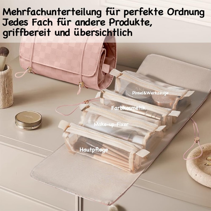 Women's Toiletry Bag 002, 002 Brown