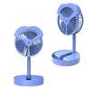 Mini Electric Fan 3 Wind Speeds Cooling Fan Brushless Motor