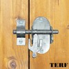 TERF® Heavy Duty Oval Padlock Sliding Bolt Galvanised 100mm (4