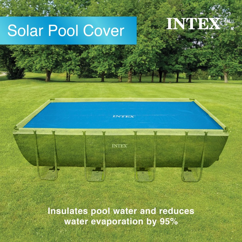 Intex Solar Pool Cover for 18' x 9' Rectangular Frame