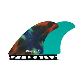 Future Fins Mayhem Evil Quad Honeycomb Fin Set Rainbow