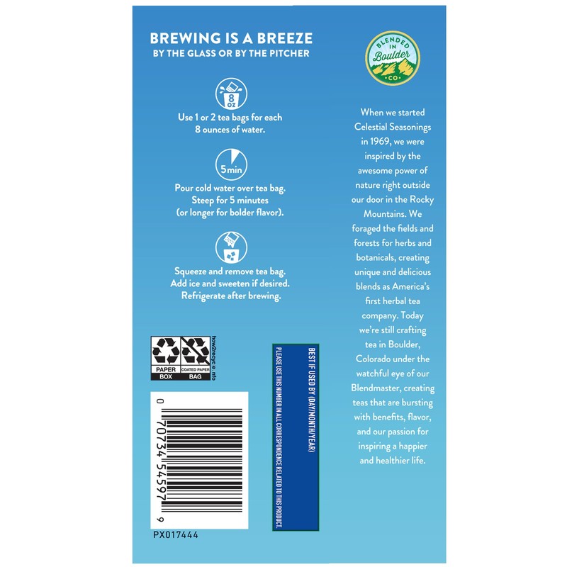 Celestial Seasonings Cold Brew Sweetened Tea with Lemon Iced Tea