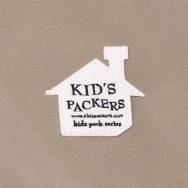 KID'S PACKERS Strider Carry Bag / Beige x Moss Green