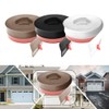Garage Door Seal, 5M Multipurpose Rubber Seal Strip, Soundproof, Windproof,