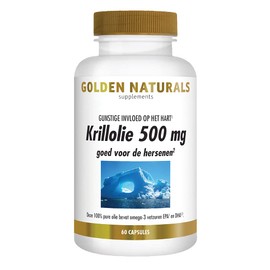 Golden Naturals Krill Oil 500 mg (60 Softgel Capsules)