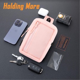 USHAK Small Sling Bag Crossbody Backpack for Men and Women Pink