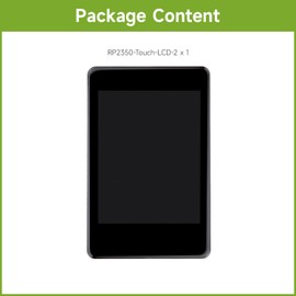 Waveshare RP2350 2inch Capacitive Touch Display Development Board,240×320 Pixels, IPS Panel, 262K Color, Onboard Camera Interface