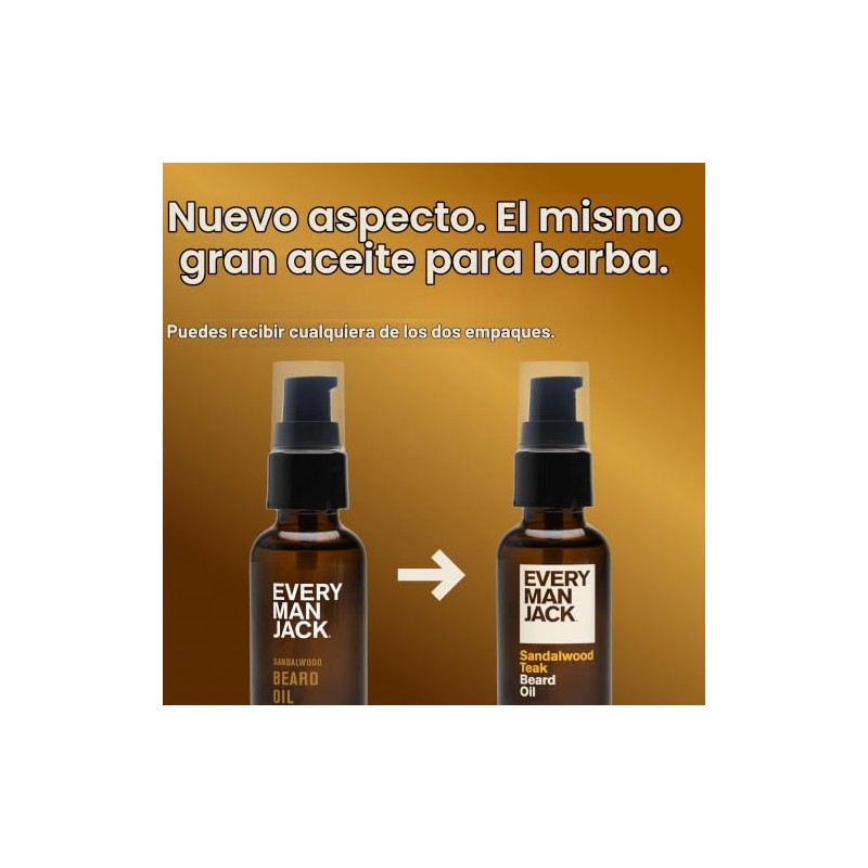 Every Man Jack Beard Oil, Sandalwood, 1.0-ounce