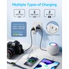 Universal Travel Adapter, International Travel Plug Adapter with 2 USB-C