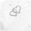 CAXUSD Ring Bearer Basket Embroidery Accessories Engagement Ring Pillow Pearl