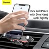 Baseus Soporte para Celular Retractil para celulare automovil (Plata)