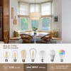 HILUXIA 18" Modern Double Drum Fabric Pendant Light, Large Hanging