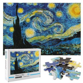KIMISS Rompecabezas de 1000 piezas para adultos, escena de cielo estrellado, juguete educativo DIY para diversión y relajación, regalo para todas las 