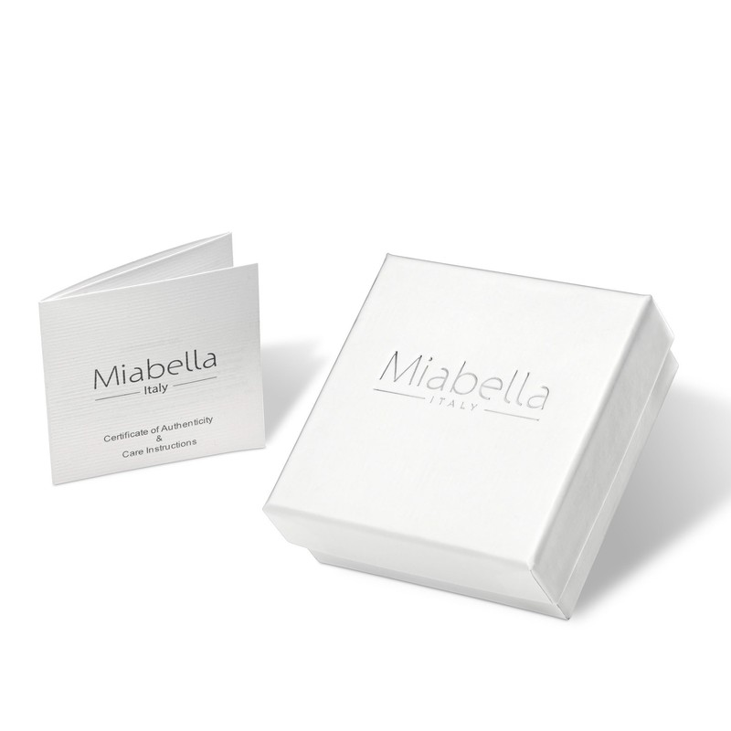 Miabella 925 Sterling Silver or 18K Gold Plated Super Thin