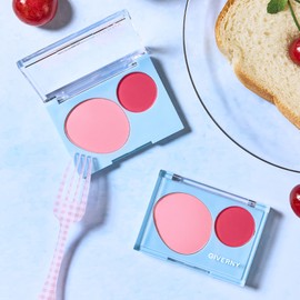 Giverny Fluffy Dual Blusher 7.4g 4 colors / 지베르니 플러피 듀얼 블러셔 7.4g 4컬러