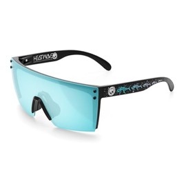 Heat Wave Visual Lazer Face Custom Sunglasses in Tuna Bones