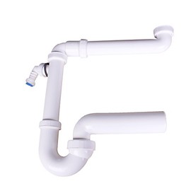 Dallmer 040237 Space-Saving Siphon 121, 1½ Inch x 40/DN 50