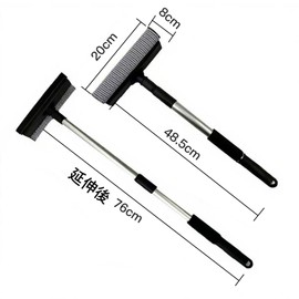 CozyHaven Drying Sponge Wipe, 2-in-1, Convenient Window Cleaning Goods, Lightweight, Extendable, Adjustable Length, High Altitude Cleaning, Window Cleaning, Multifunctional, Bathroom, Glass, Wall