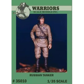 Verlinden Productions WARRIORS 1/35 WWII Russian Tanker Soldier RESIN Model Mini Figure Diorama #35010