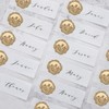 UNIQOOO Wildflower Wax Seal Stickers - Floral Wedding Invitation Envelope