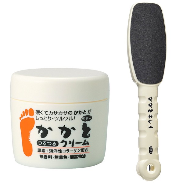 Azuma Shoji Heel Kirei Heel Tsuru Cream Set Tabibijin