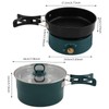 WOHAIPA Portable Mini Folding Handle Electric Hot Pot Lamian Noodles