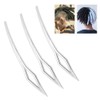 3 Pieces Dreadlocks Tool, Dreadlocks Interlocking Needles, Crochet Hooks, Interlocking