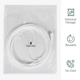 ANSNF Super Soft Nasal Cannula, 7Ft Standard Oxygen Cannula for Adults, High Flow Cannula Nasal Tubing, Kink Resistant (5 Pack)