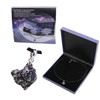 Budawi Gift Set Shooting Star Real Meteorite Pendant with Chain