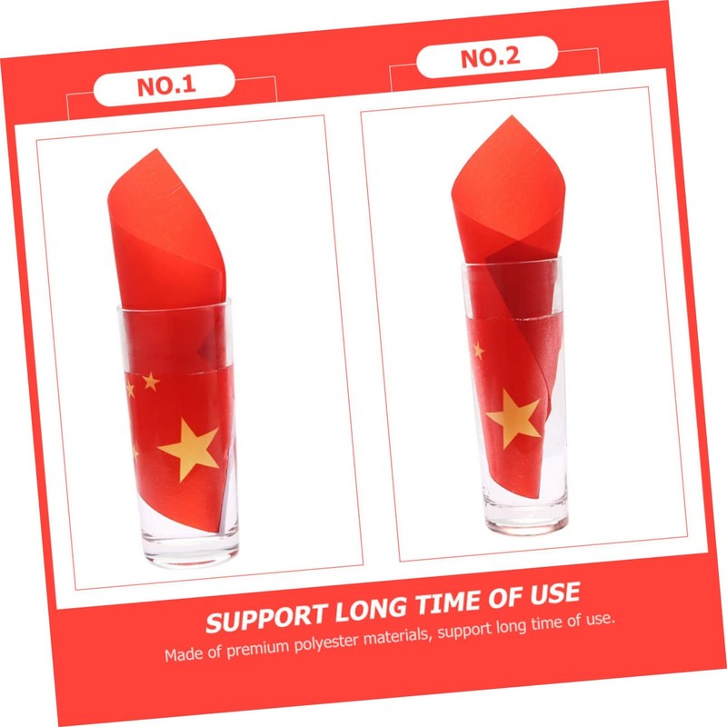 Kisangel 50pcs Hand Waving Flag Mini China Flag Small Chinese