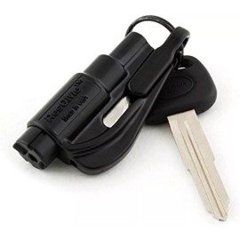 RESQME New Kit Seatbelt Cutter Emergency Survival Window Glass Breaker Keychain