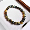 Unbranded Golden Blue Tiger Eye Bracelet 8mm Natural Stones Unisex
