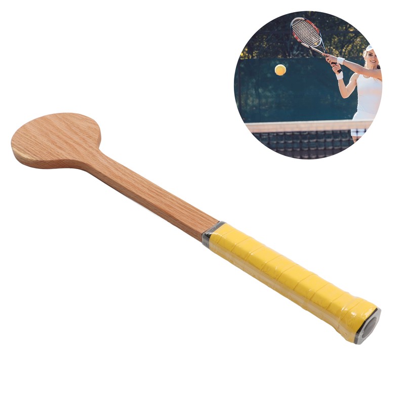 Tennis Pointer Spoon Wood Sweet Pointer Trainer Racket Swing Practice