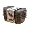 Yutry&lyin 3PCS Rectangle Plastic Food Storage Box Sets with Lids,