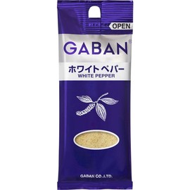 GABAN House GABAN White Pepper, Powder Bag Included, 0.5 oz (14 g) x 10 Packs