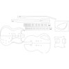 Electric Guitar Routing Template - SG