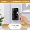 ARPHA Keyless Entry Door Lock 50 Codes AutoLock Keypad Deadbolt