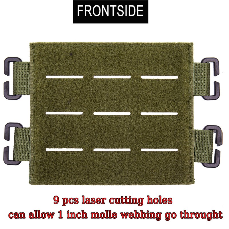 TAXATM Large Molle Patch Panel with Laser Cutting Loop, Molle