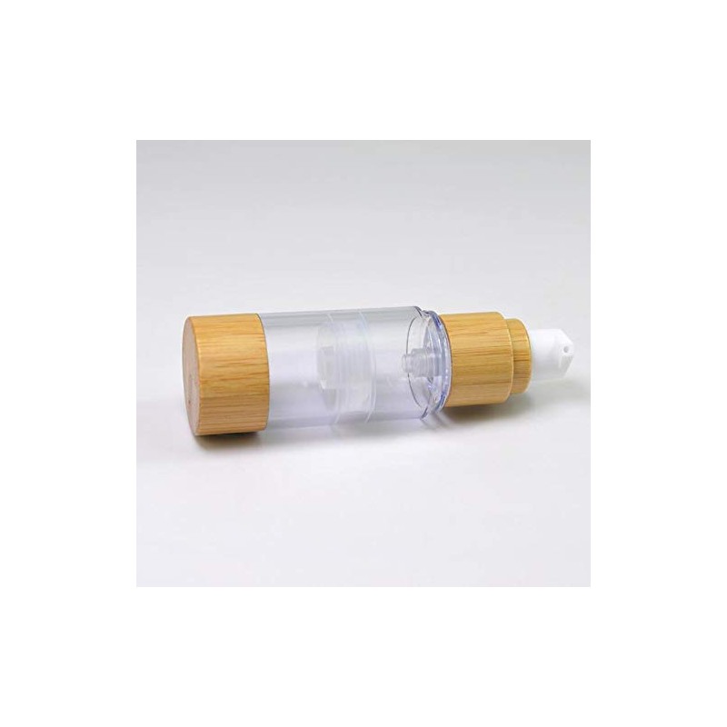 2 x 30ml Empty Plastic Vacuum Pump Bottles Lotion Dispenser